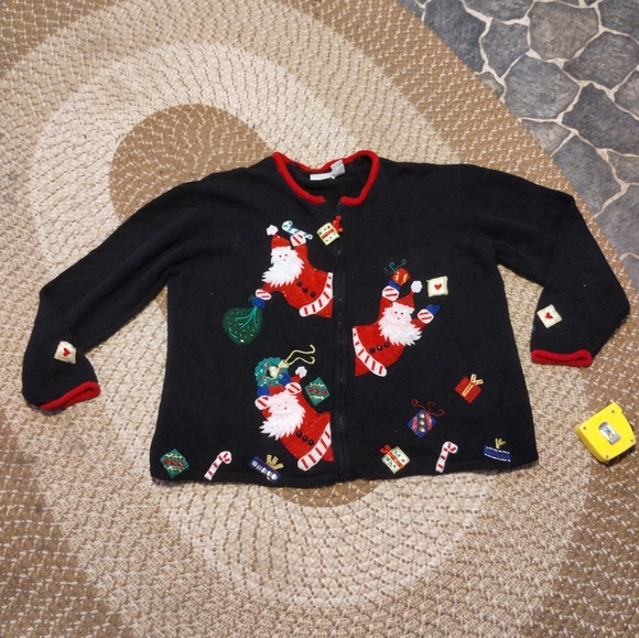 Carolina Colours Christmas Sweater VINTAGE - Picture 1 of 5